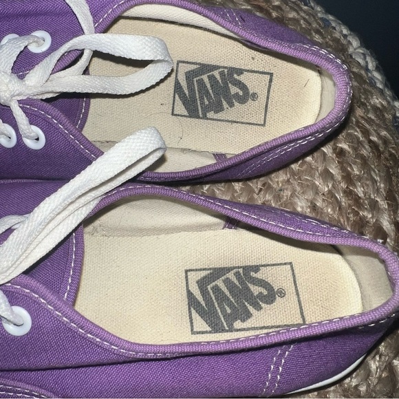 Vans Low Profile Purple Sneakers - Picture 3 of 8